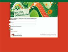 Tablet Screenshot of beneficios.mibancoestado.cl